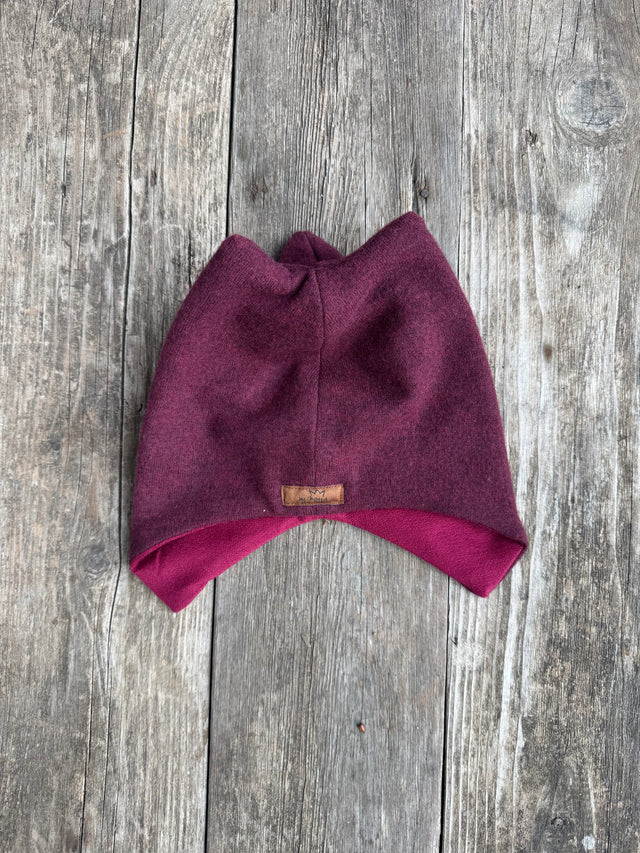 Mütze MERINO Bordeaux