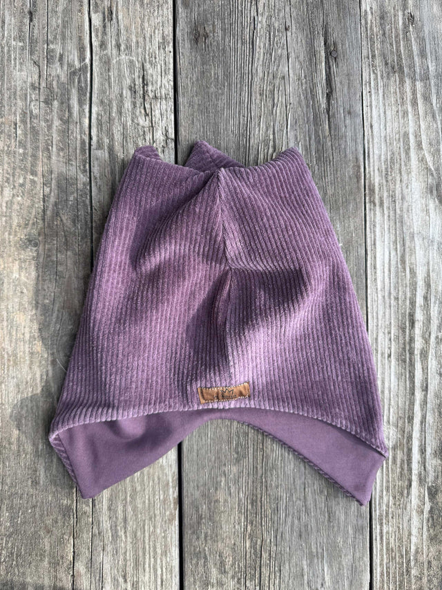 Mütze FEINCORD mauve