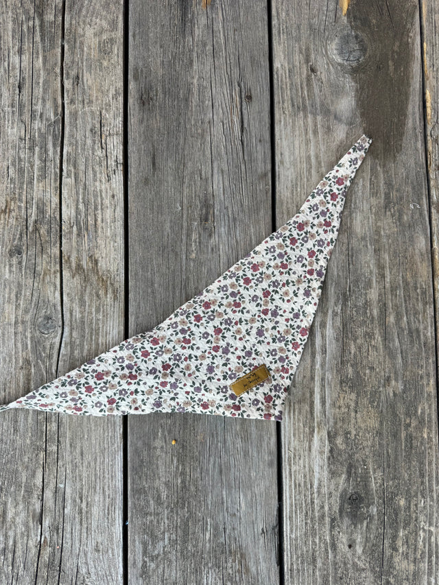 HUNDETUCH Musselin Blümchen beige