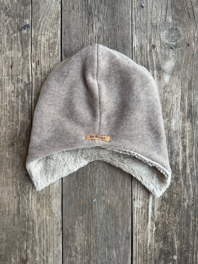 Erwachsen Mütze FLEECE Taupe