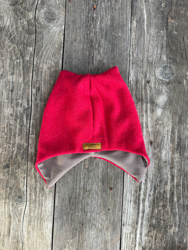 Mütze MERINO rot