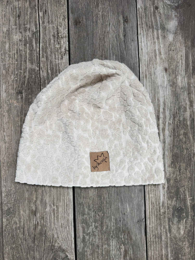 Beanie Mütze FROTTEE hellbeige für Erwachsene