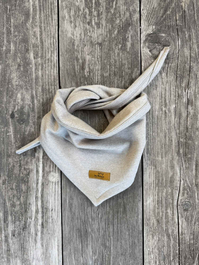 Dreieckstuch SWEAT RECYCELT beige