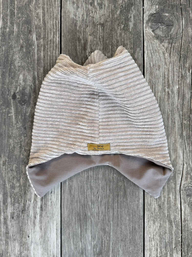 Mütze CORD taupe