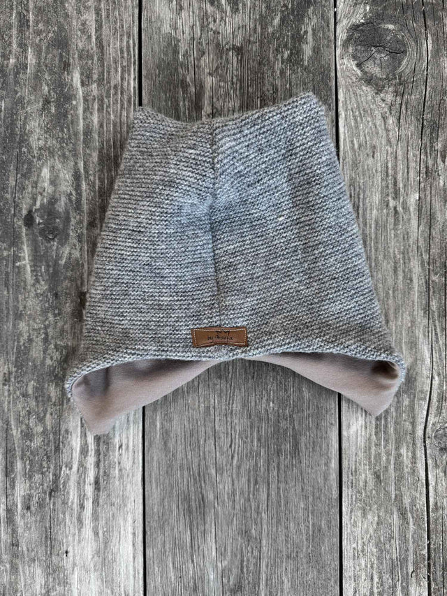 Mütze MERINO STRICK taupe