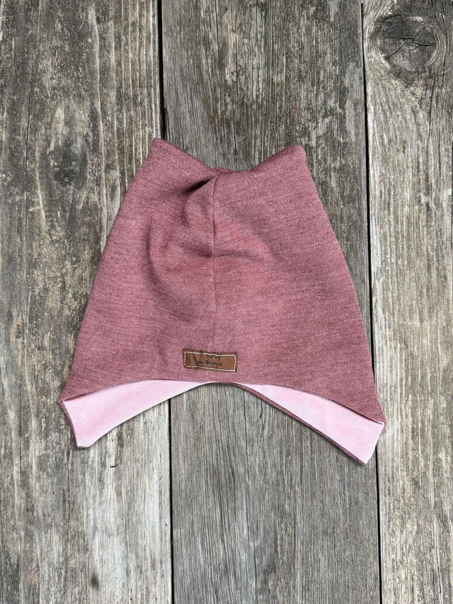 Mütze MERINO rose tan