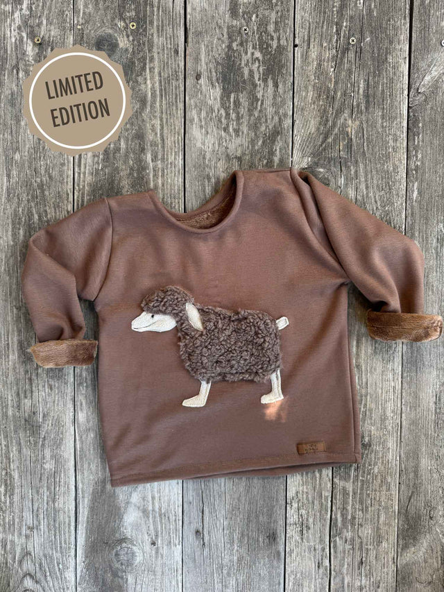 Pullover SCHAF schokobraun