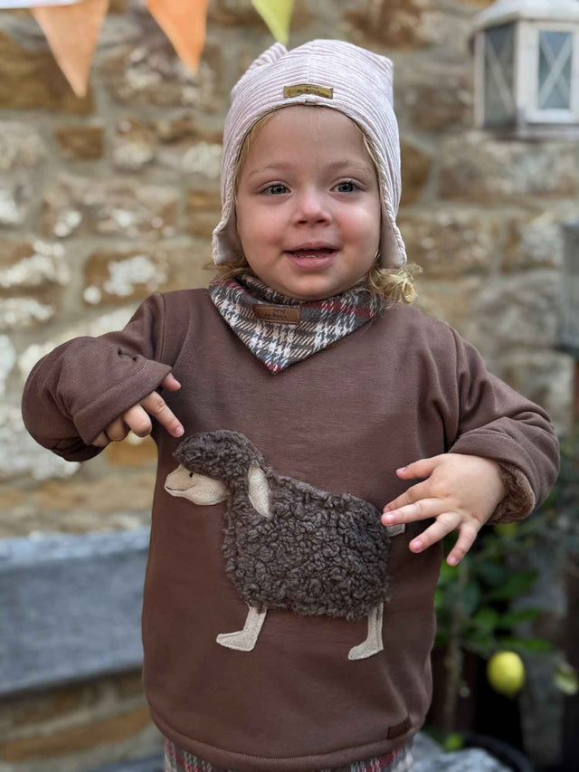 Pullover SCHAF schokobraun