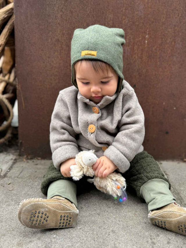 Jacke FLEECE taupe