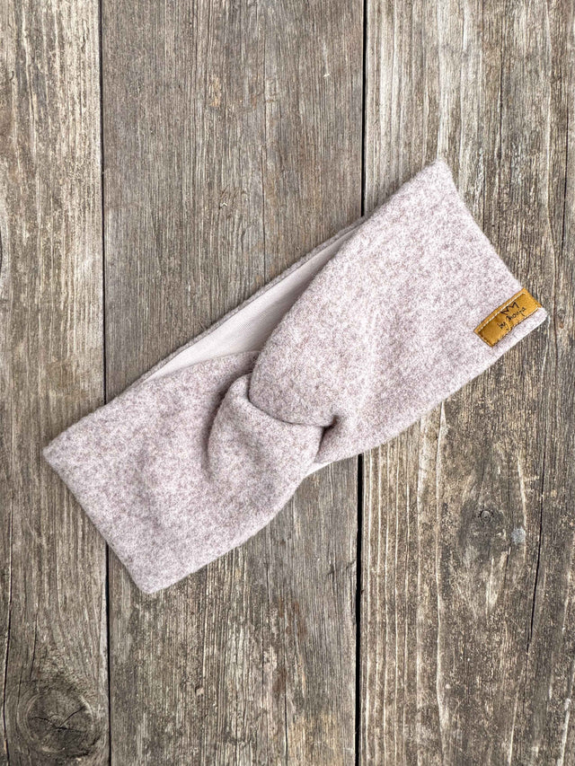 Stirnband MERINO beige